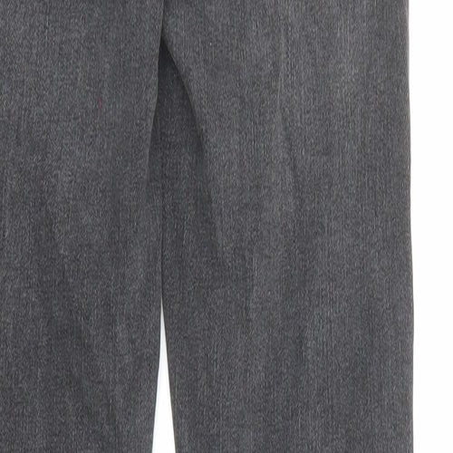 River Island Womens Grey Cotton Skinny Jeans Size 6 L27 in Regular Zip