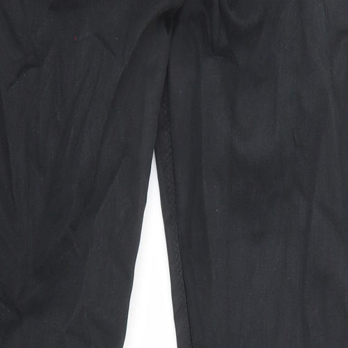 Warehouse Womens Black Cotton Skinny Jeans Size 12 L27 in Regular Zip