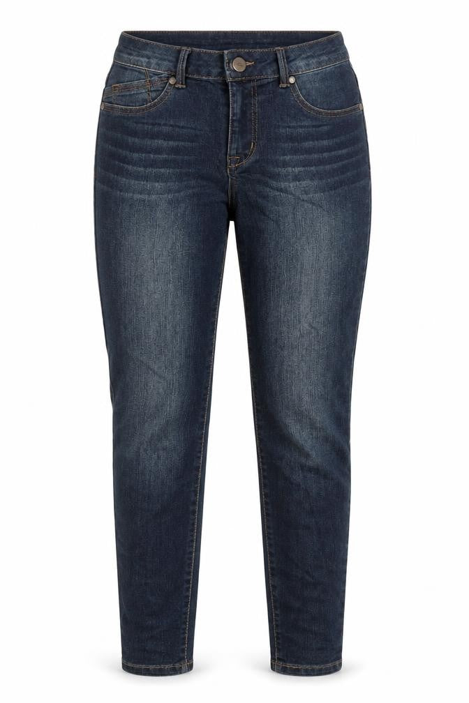 1822 Denim Womens Blue Cotton Straight Jeans Size 6 L27 in Regular Zip