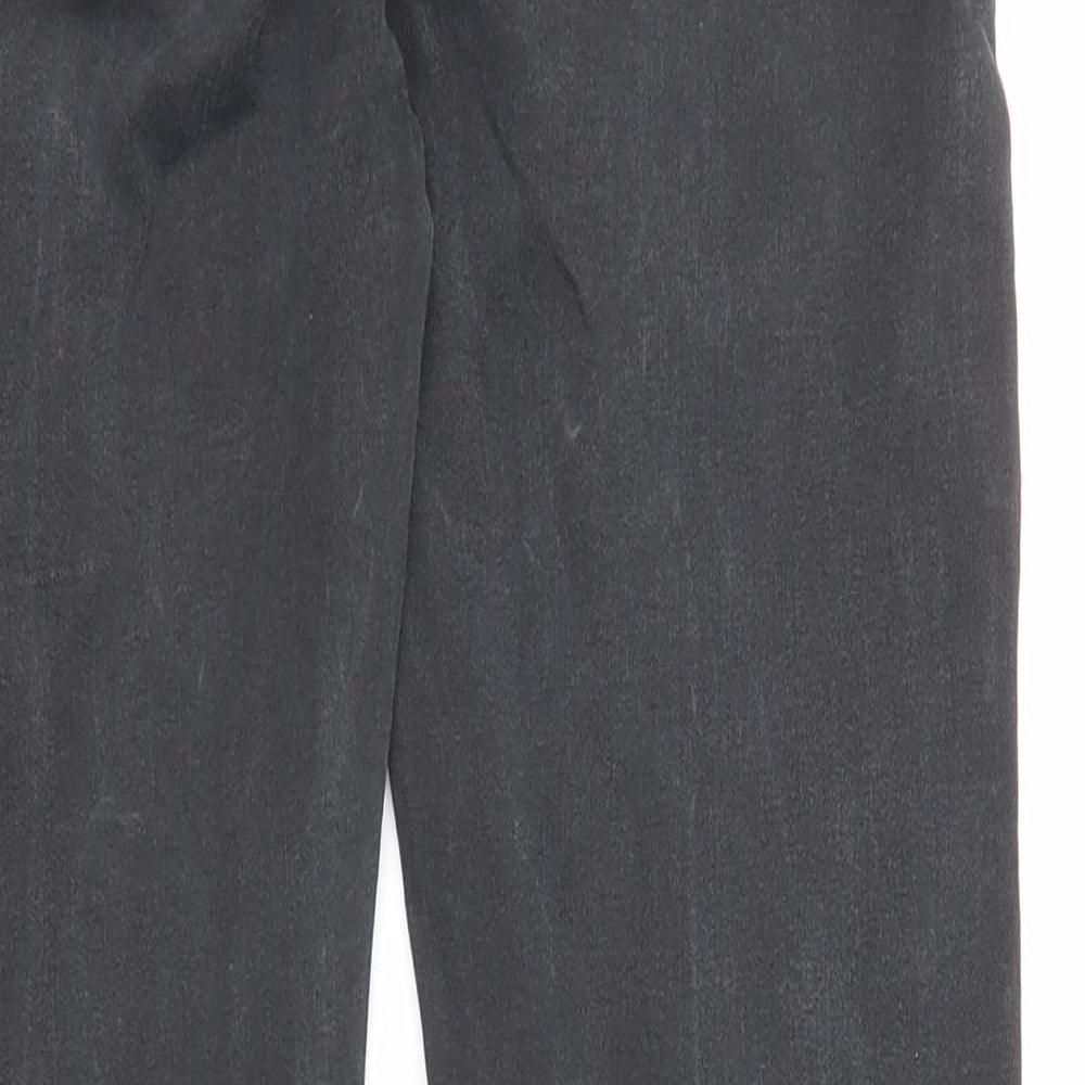 Zara Womens Grey Cotton Skinny Jeans Size 10 L25 in Regular Zip