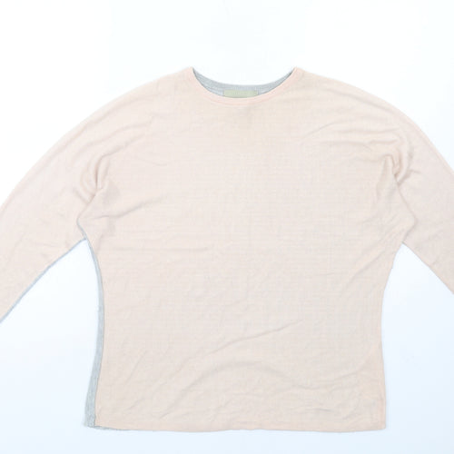 In Wear Womens Pink Crew Neck Viscose Pullover Jumper Size S