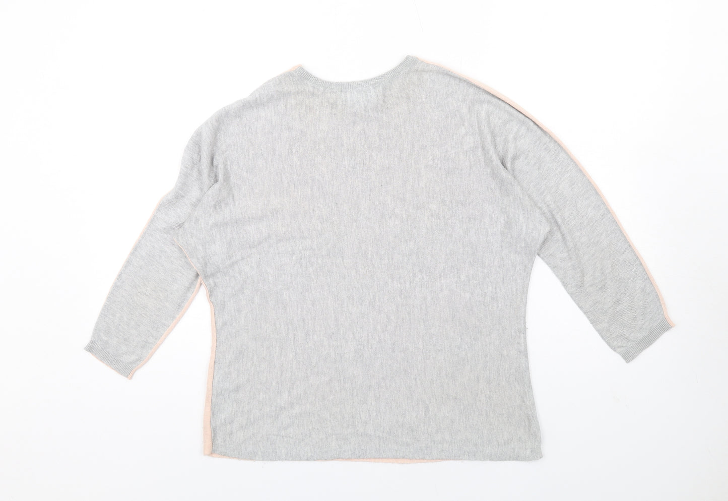 In Wear Womens Pink Crew Neck Viscose Pullover Jumper Size S