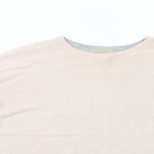 In Wear Womens Pink Crew Neck Viscose Pullover Jumper Size S