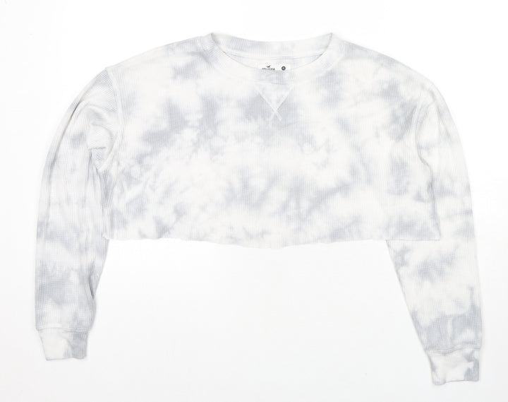 Hollister Womens Grey Cotton Pullover Sweatshirt Size XS Pullover