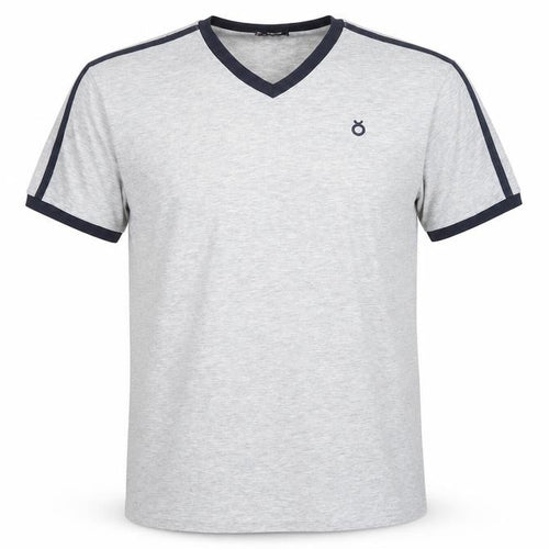 Eightball Mens Grey Cotton T-Shirt Size XL V-Neck