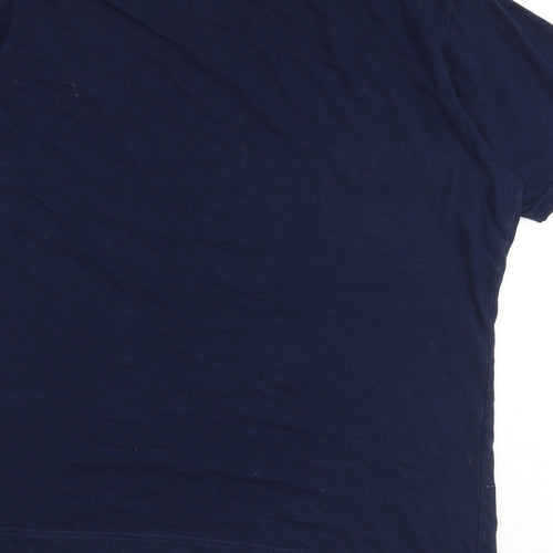 Polo Ralph Lauren Mens Blue Cotton T-Shirt Size XL Round Neck
