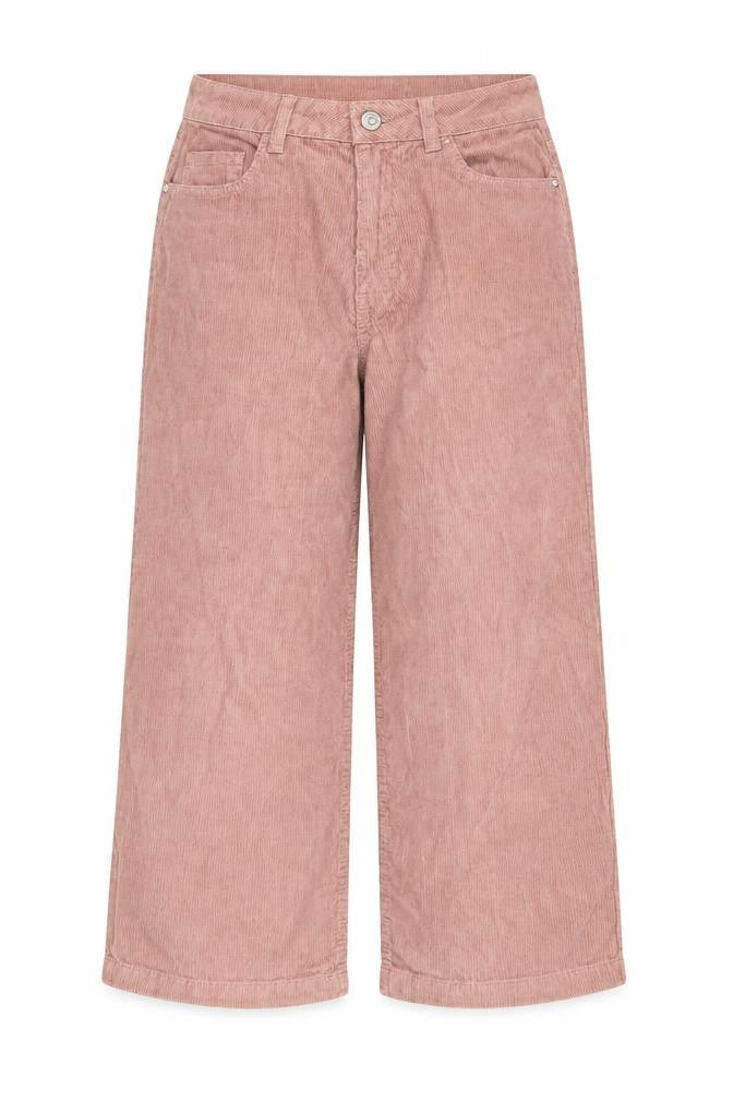 Denim & Co. Womens Pink Cotton Trousers Size 8 L23 in Regular Zip - Button Pockets