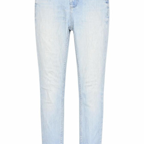 Topshop Womens Blue Cotton Skinny Jeans Size 26 in L30 in Regular Zip
