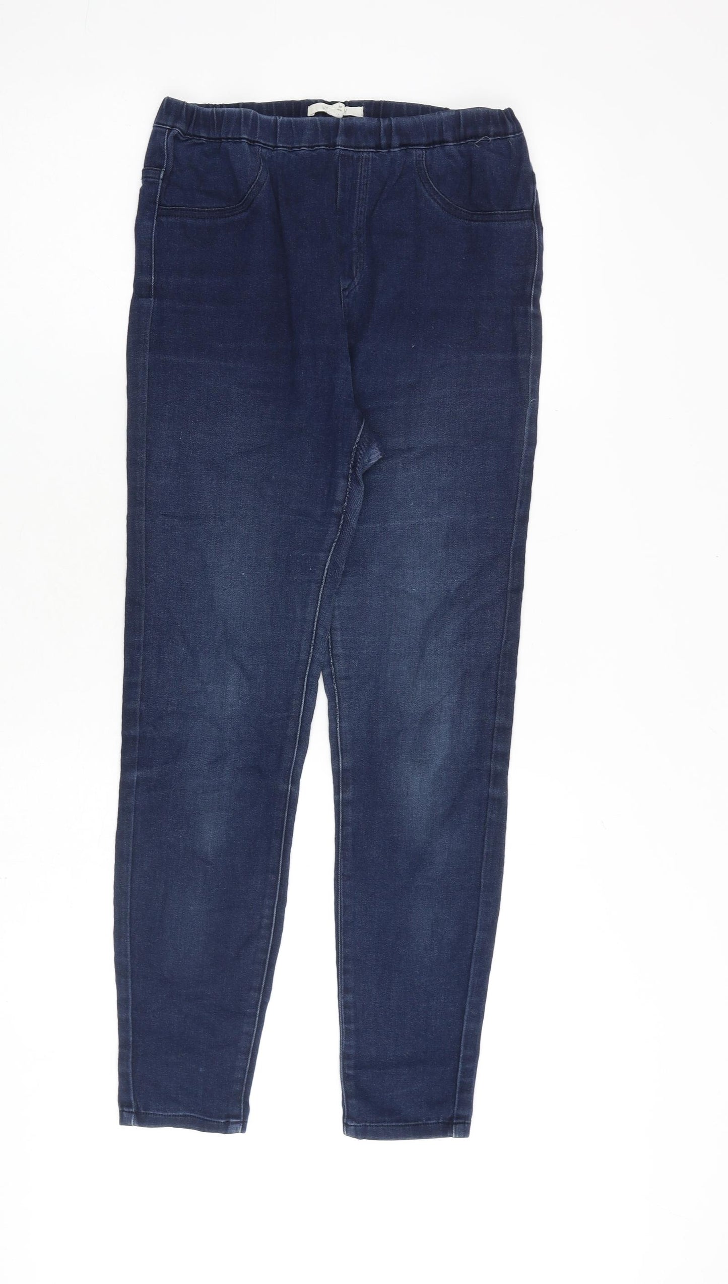 White Stuff Womens Blue Cotton Jegging Jeans Size 10 L27 in Regular
