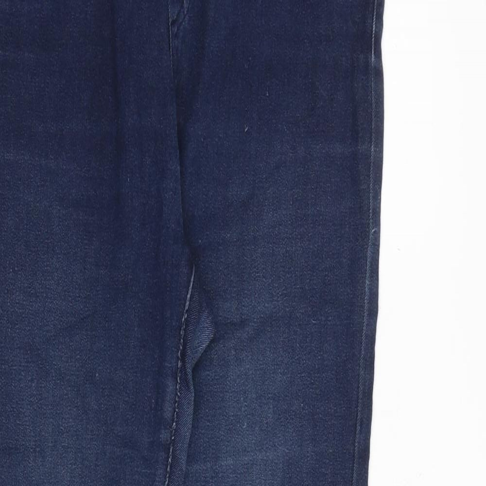 White Stuff Womens Blue Cotton Jegging Jeans Size 10 L27 in Regular