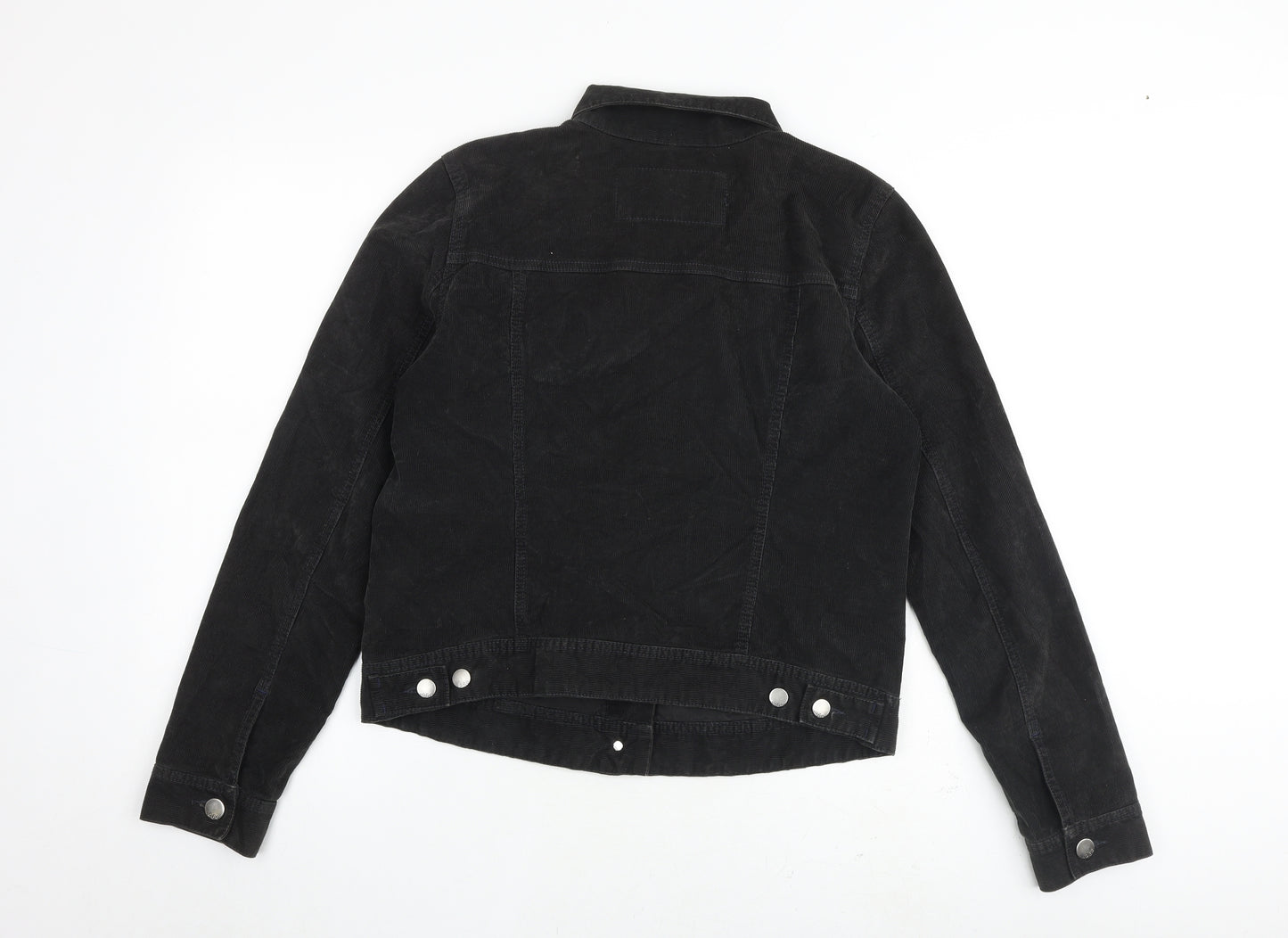 Gap Womens Black Jacket Size L Button - Pockets