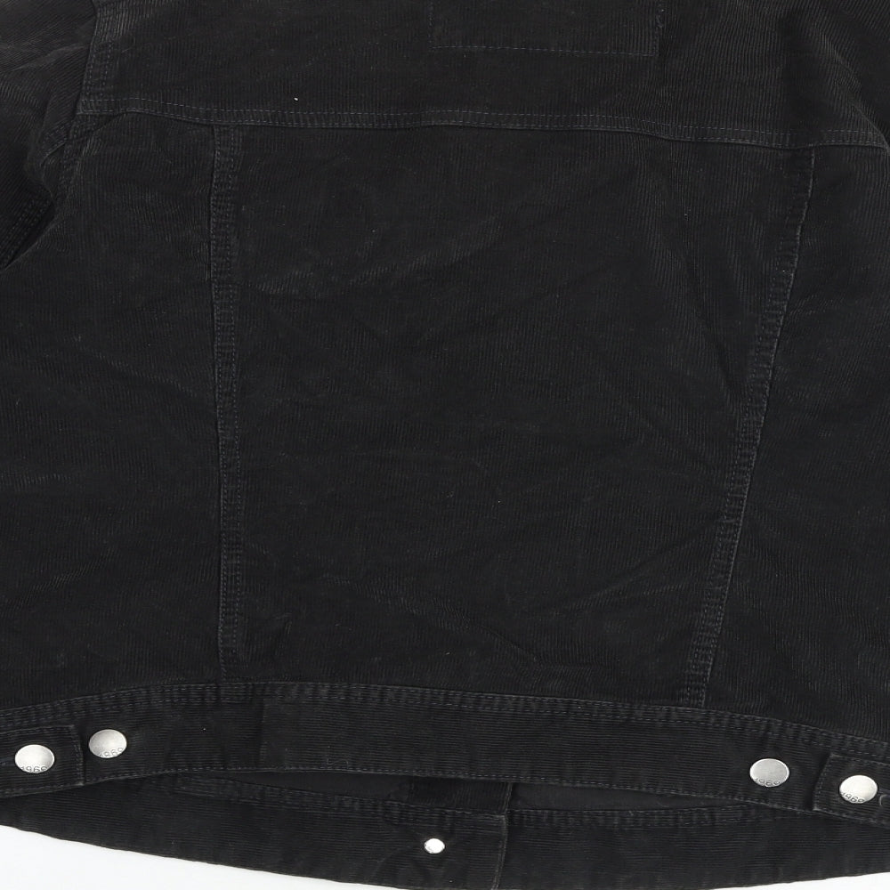Gap Womens Black Jacket Size L Button - Pockets