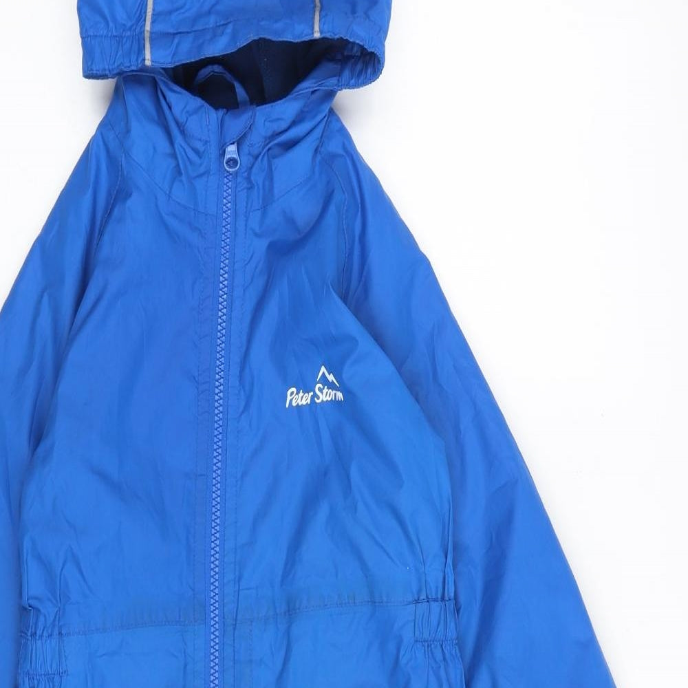 Peter Storm Baby Blue Ski Jacket Snowsuit Size 18-24 Months Zip - Hooded