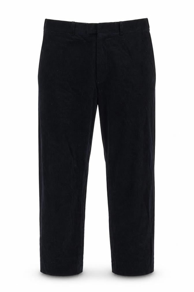 Marks and Spencer Mens Blue Cotton Dress Pants Trousers Size 38 in L31 in Regular Zip