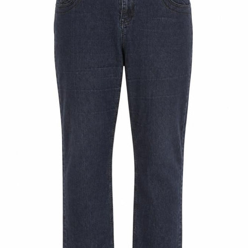 Authentic Denim Womens Blue Cotton Straight Jeans Size 16 L29 in Regular Zip