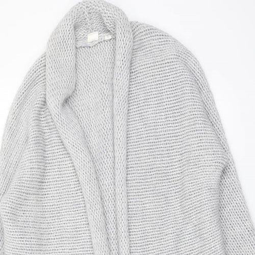 Gap Womens Grey V-Neck Acrylic Cardigan Jumper Size S - Open