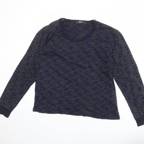 Septwolves Womens Blue Polyester Pullover Sweatshirt Size 2XL Pullover