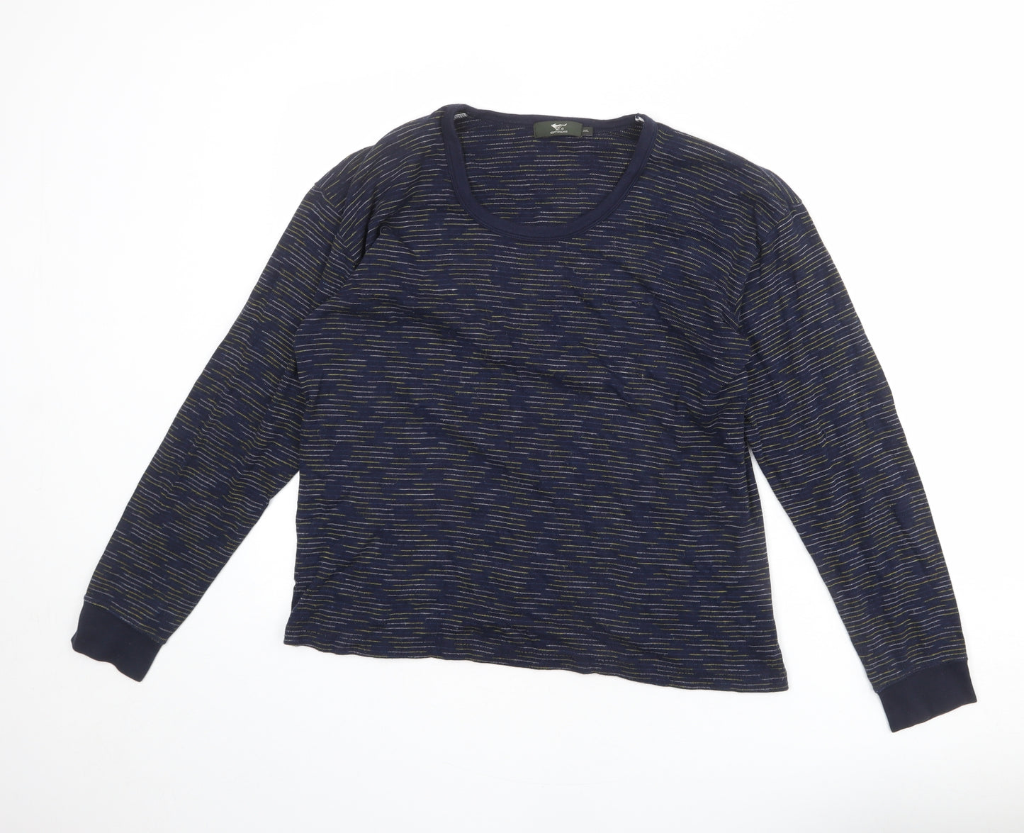 Septwolves Womens Blue Polyester Pullover Sweatshirt Size 2XL Pullover