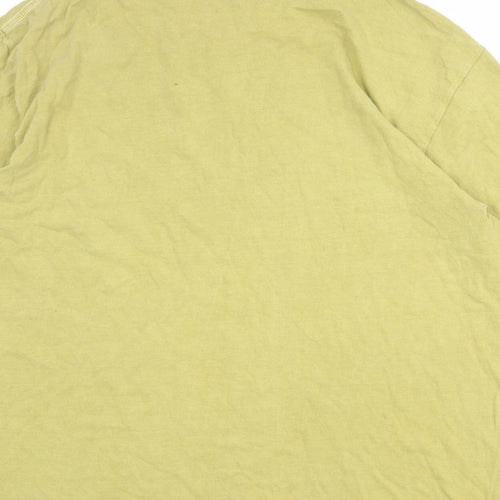 Urban Outfitters Womens Green Polyester Basic T-Shirt Size M Crew Neck - Humanity