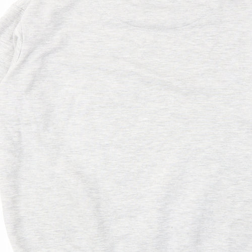 Zara Womens Grey Cotton Pullover Sweatshirt Size S Pullover