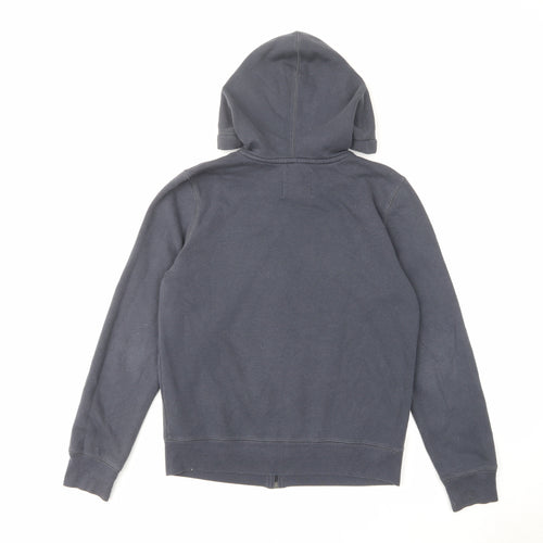 Old Navy Womens Blue Cotton Full Zip Hoodie Size M Zip