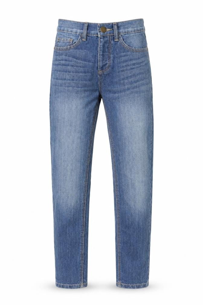 Denim & Co. Mens Blue Cotton Skinny Jeans Size 26 in L30 in Slim Button - Washed Denim Look