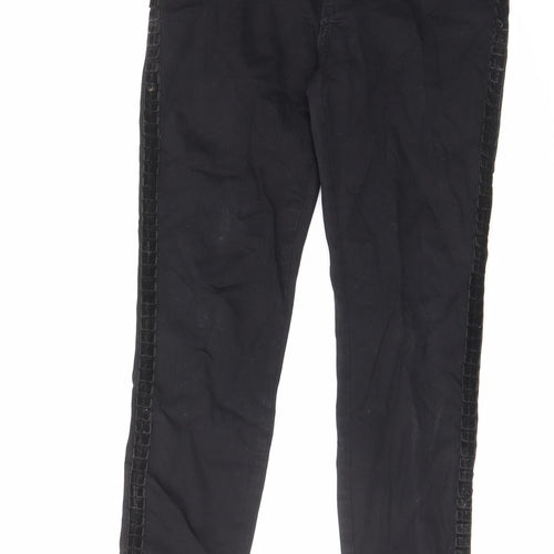 mos mosh Womens Black Cotton Skinny Jeans Size 27 in L27 in Regular Zip