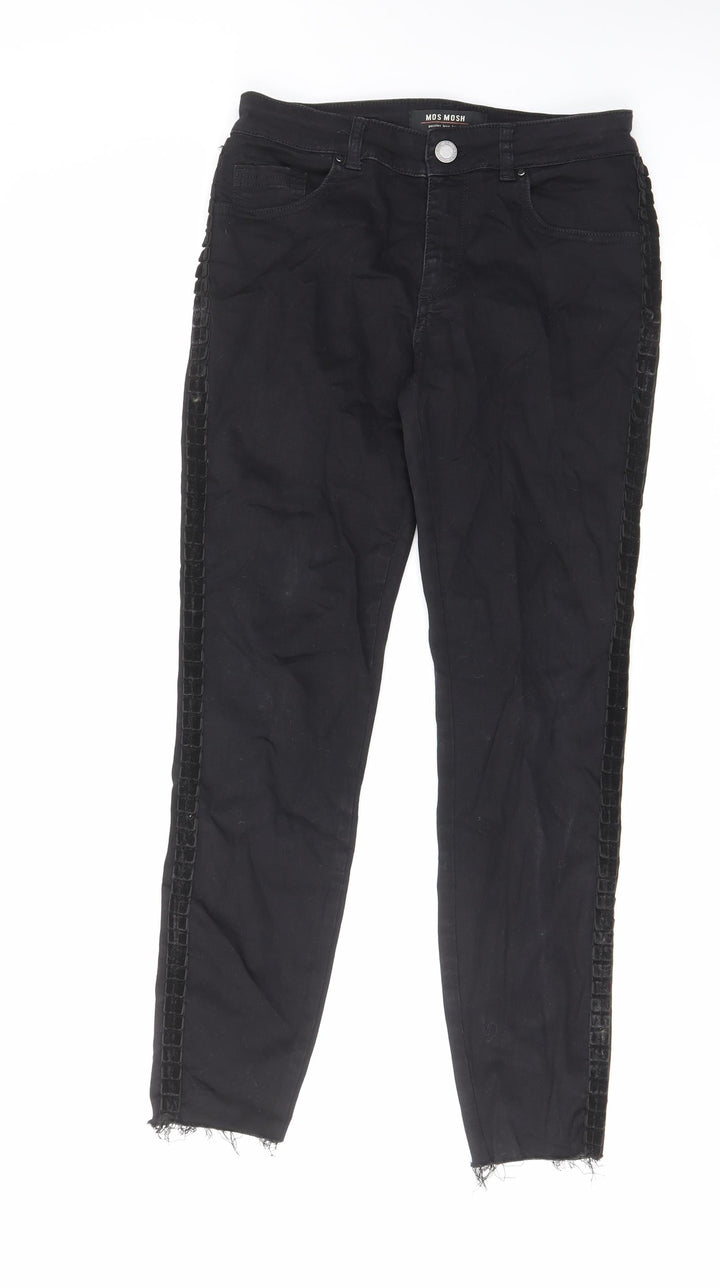 mos mosh Womens Black Cotton Skinny Jeans Size 27 in L27 in Regular Zip