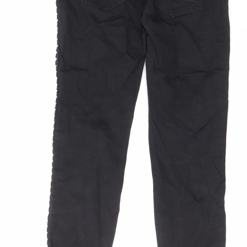 mos mosh Womens Black Cotton Skinny Jeans Size 27 in L27 in Regular Zip