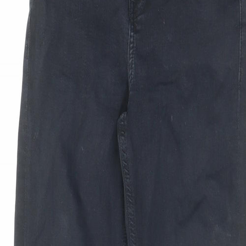 Topshop Womens Black Cotton Skinny Jeans Size 28 in L32 in Regular Zip