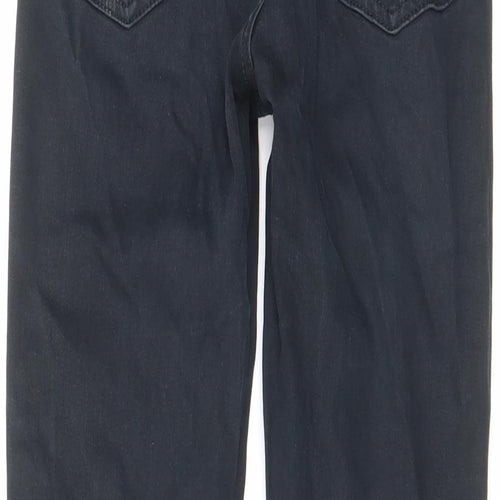 Topshop Womens Black Cotton Skinny Jeans Size 28 in L32 in Regular Zip
