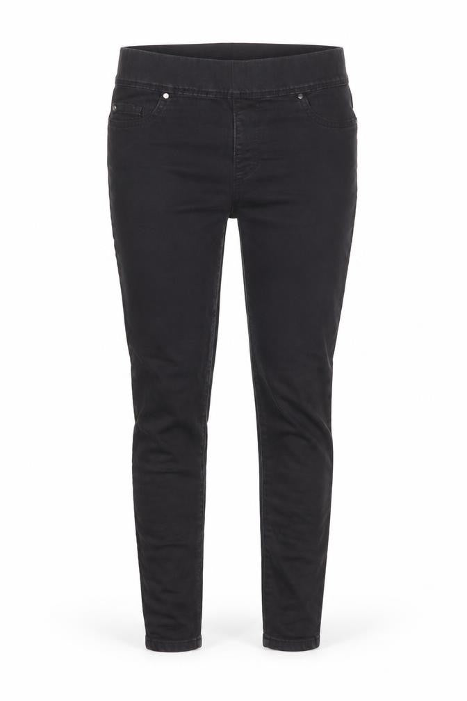 Denim & Co. Womens Black Cotton Jegging Jeans Size 10 L26 in Regular