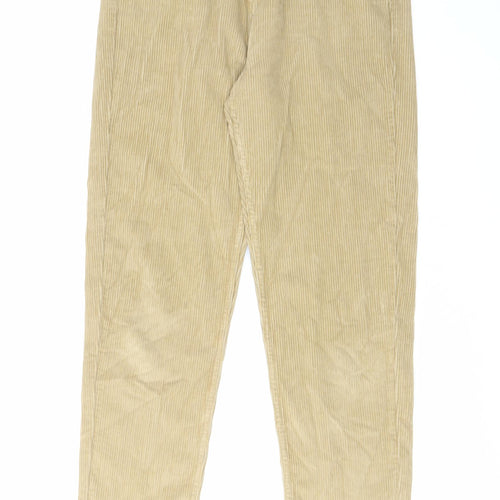BDG Womens Brown Cotton Trousers Size 29 in L32 in Regular Zip