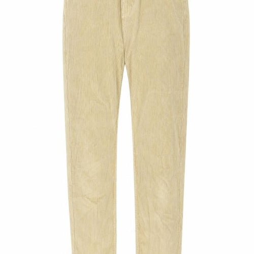 BDG Womens Brown Cotton Trousers Size 29 in L32 in Regular Zip