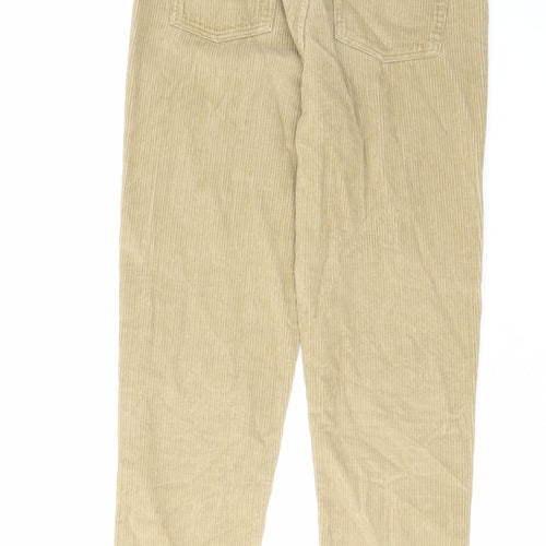 BDG Womens Brown Cotton Trousers Size 29 in L32 in Regular Zip