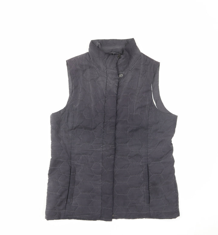 Four Seasons Mens Blue Gilet Jacket Size M Zip