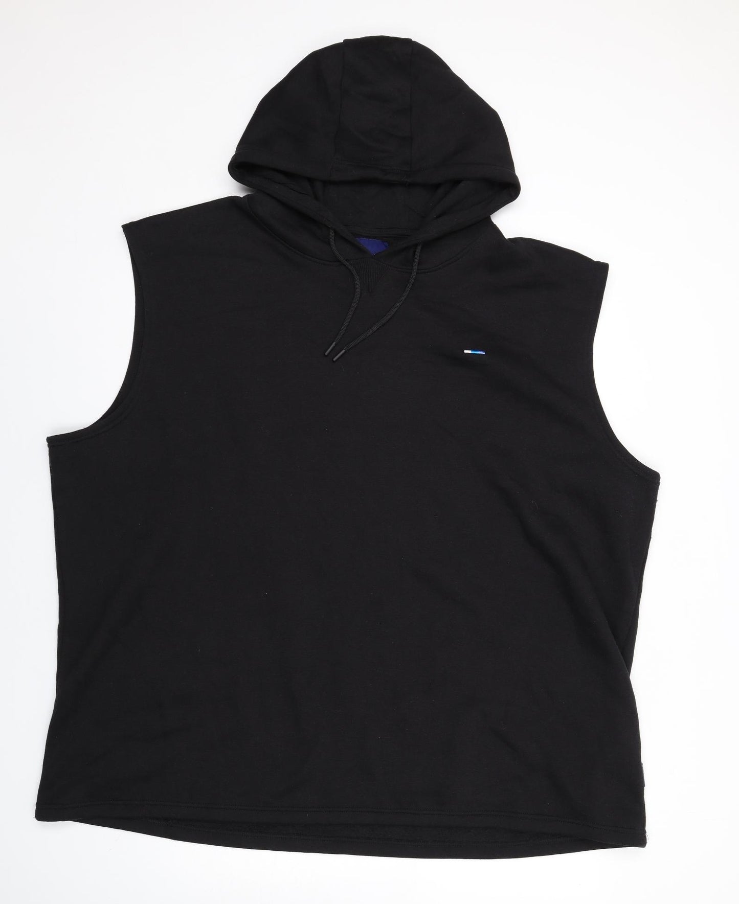 Badrhino Mens Black Polyester Pullover Hoodie Size 3XL