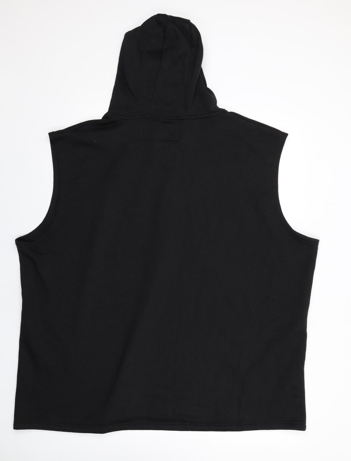 Badrhino Mens Black Polyester Pullover Hoodie Size 3XL