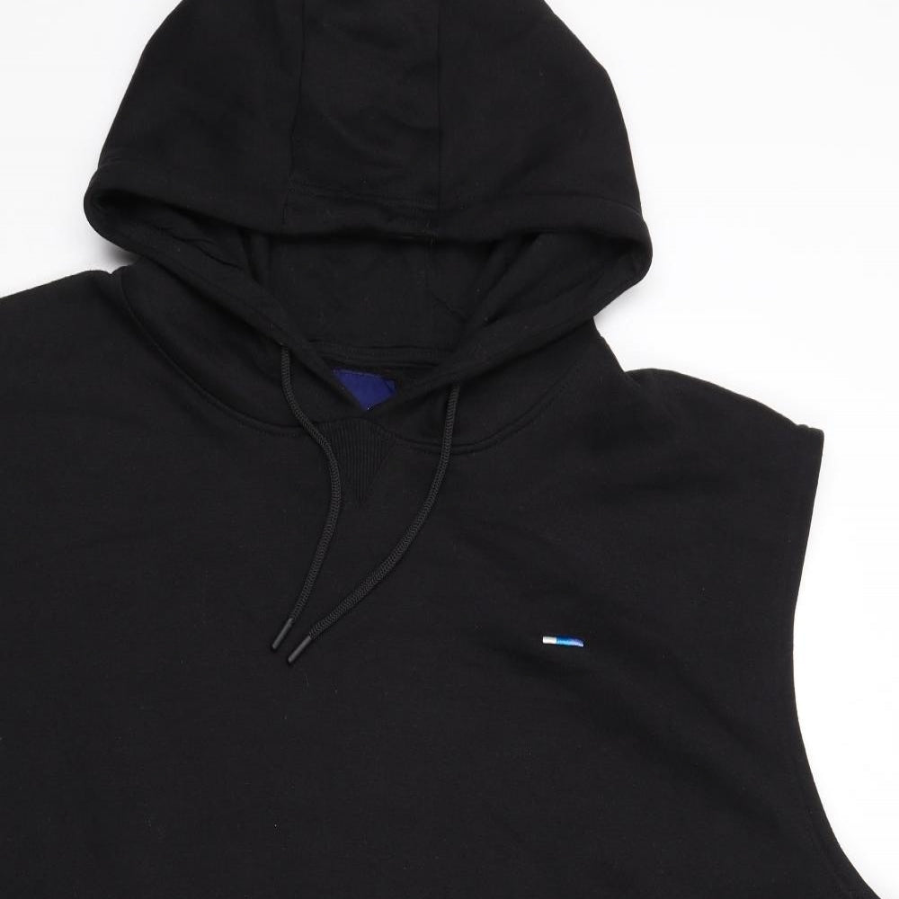 Badrhino Mens Black Polyester Pullover Hoodie Size 3XL
