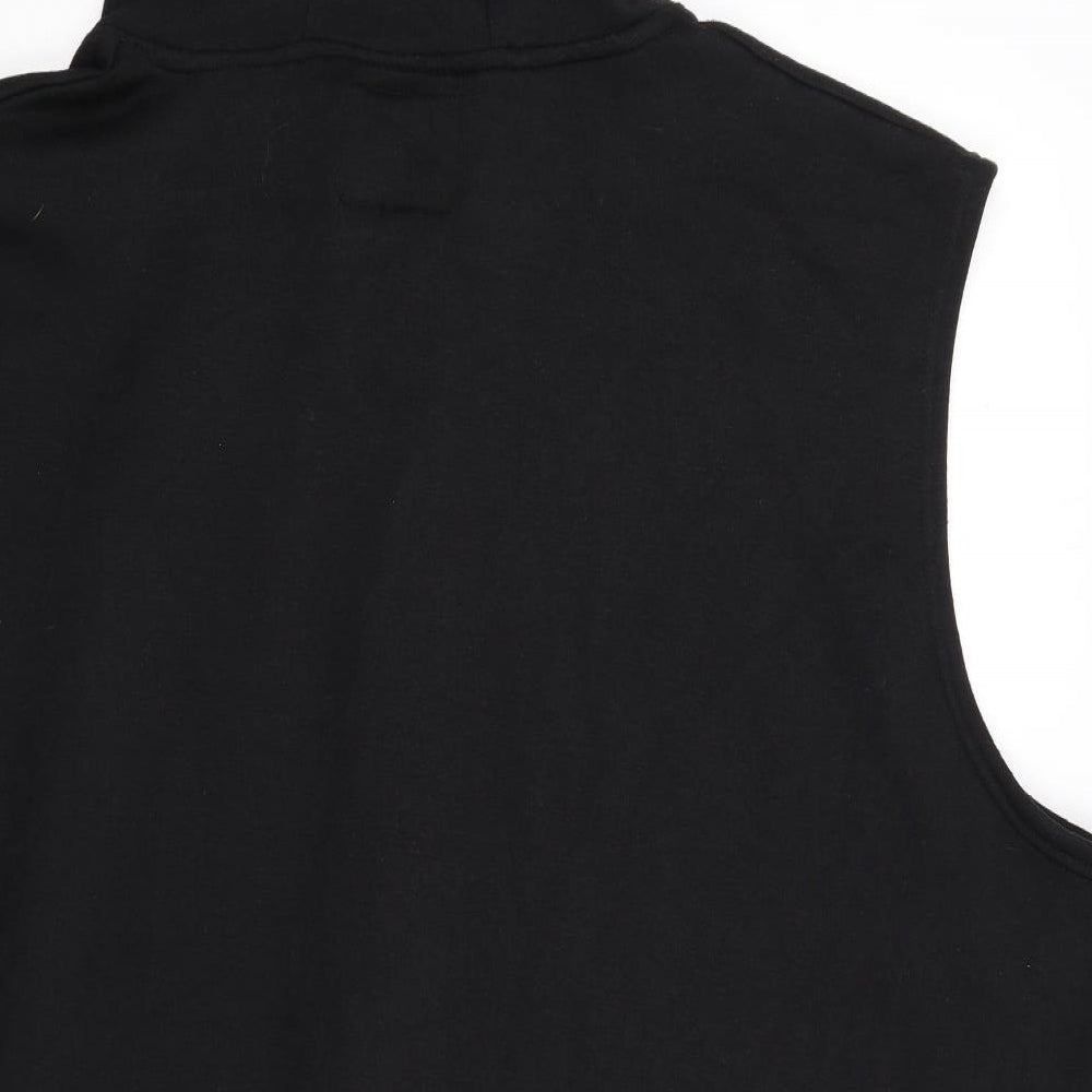 Badrhino Mens Black Polyester Pullover Hoodie Size 3XL