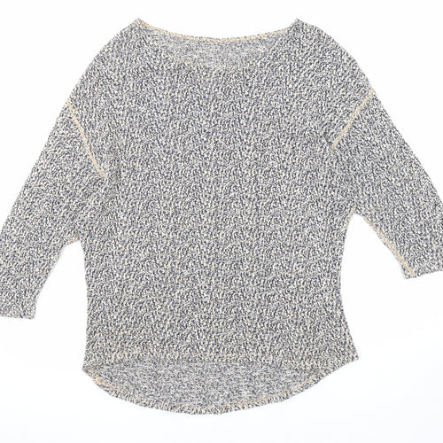 American Apparel Womens Multicoloured Boat Neck Cotton Pullover Jumper One Size