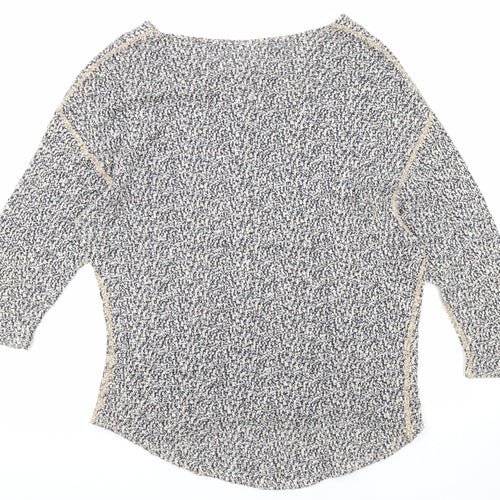 American Apparel Womens Multicoloured Boat Neck Cotton Pullover Jumper One Size