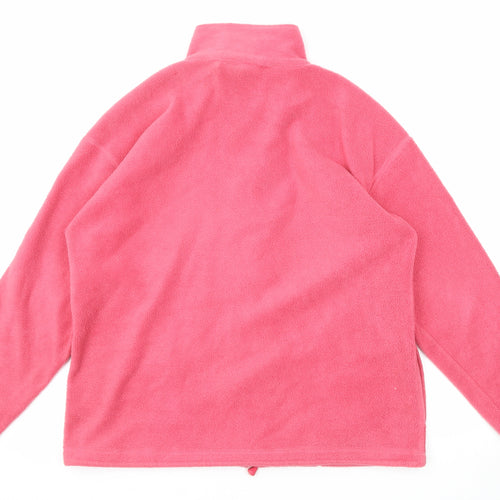 Best Basics Womens Pink Jacket Size 14 Zip