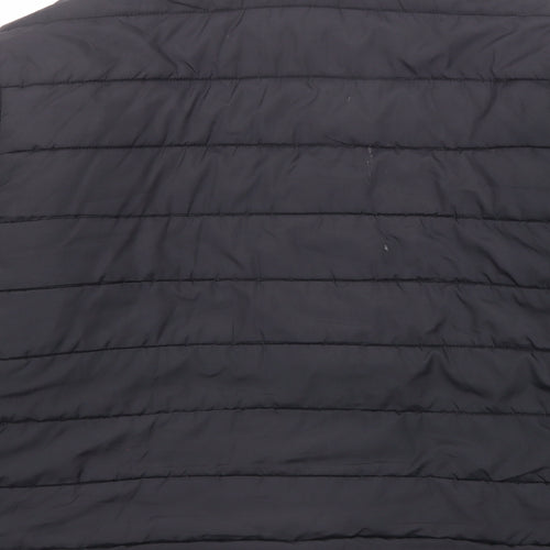 Marks and Spencer Womens Black Quilted Jacket Size 2XL Zip - Zipped Pockets