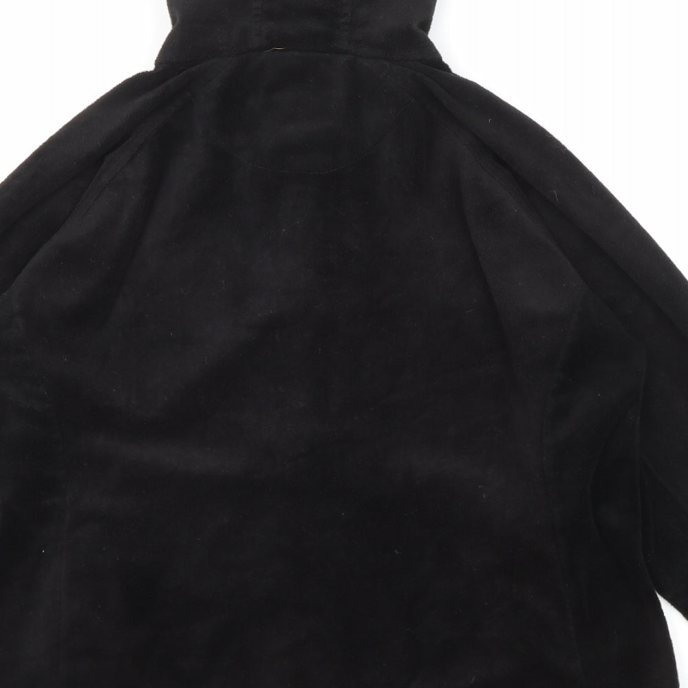 Regatta Womens Black Jacket Size 18 Zip - Zipped Pockets Hooded