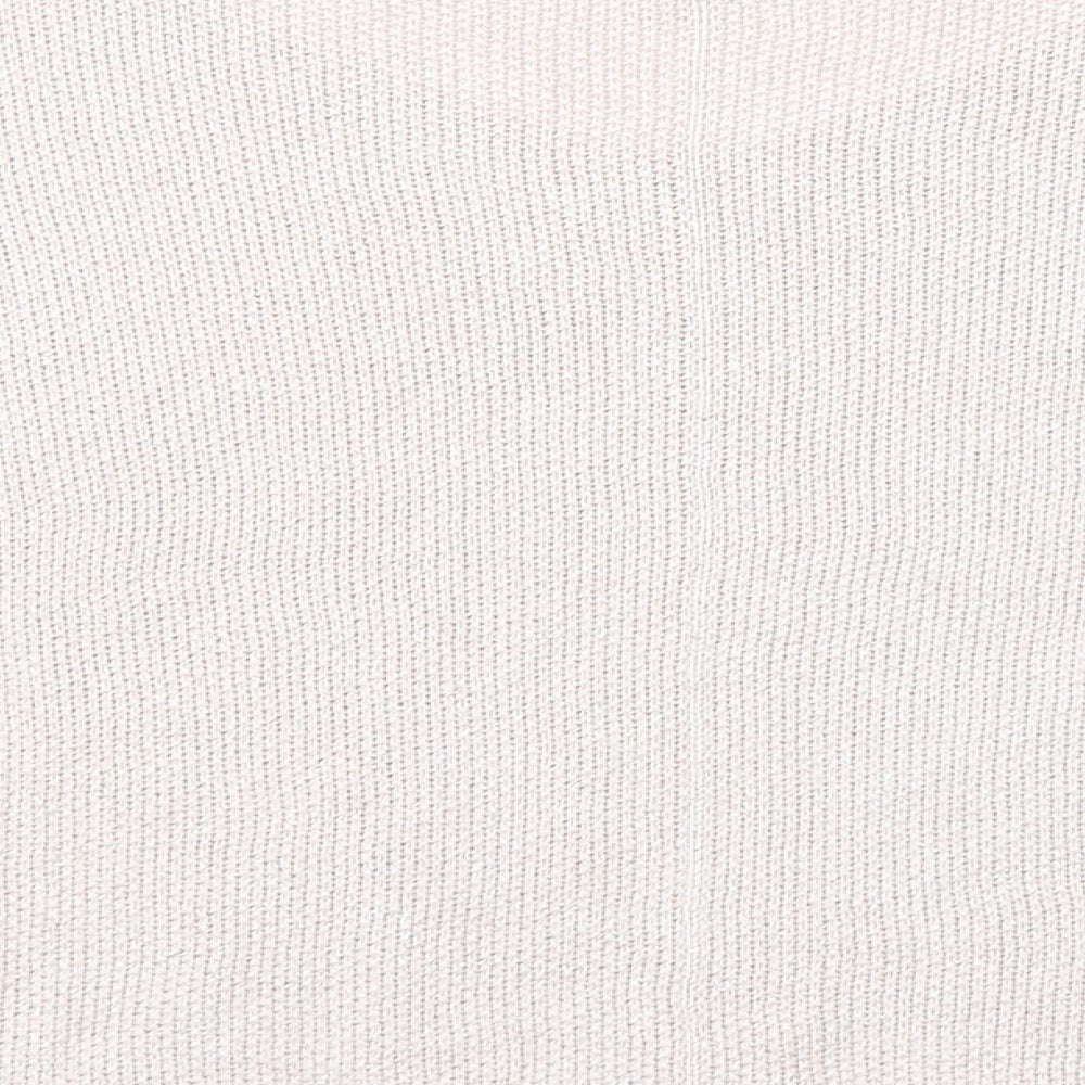 Carina Ricci Womens Pink V-Neck Modal Pullover Jumper Size M