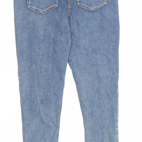 COLLUSION Womens Blue Cotton Skinny Jeans Size 32 in L32 in Regular Zip