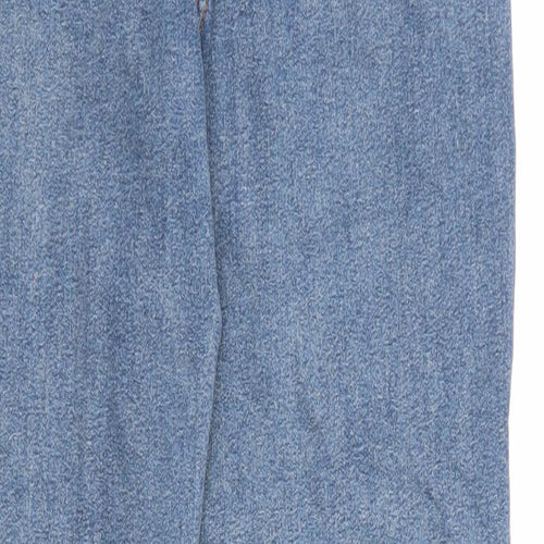 COLLUSION Womens Blue Cotton Skinny Jeans Size 32 in L32 in Regular Zip