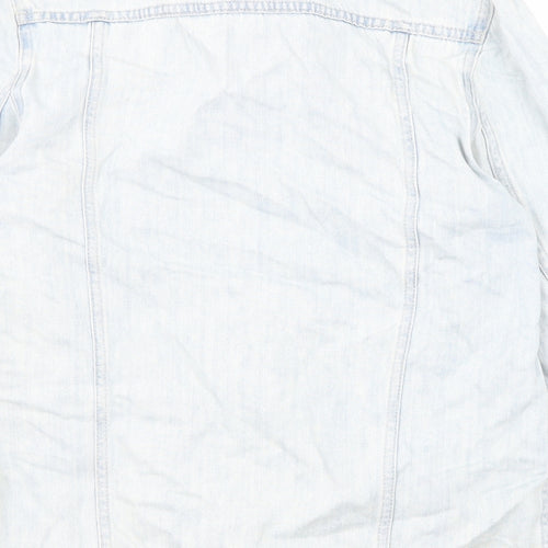 NEXT Womens Blue Jacket Size 10 Button - Pockets
