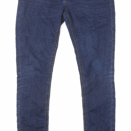 Gap Womens Blue Cotton Skinny Jeans Size 28 in L30 in Regular Zip